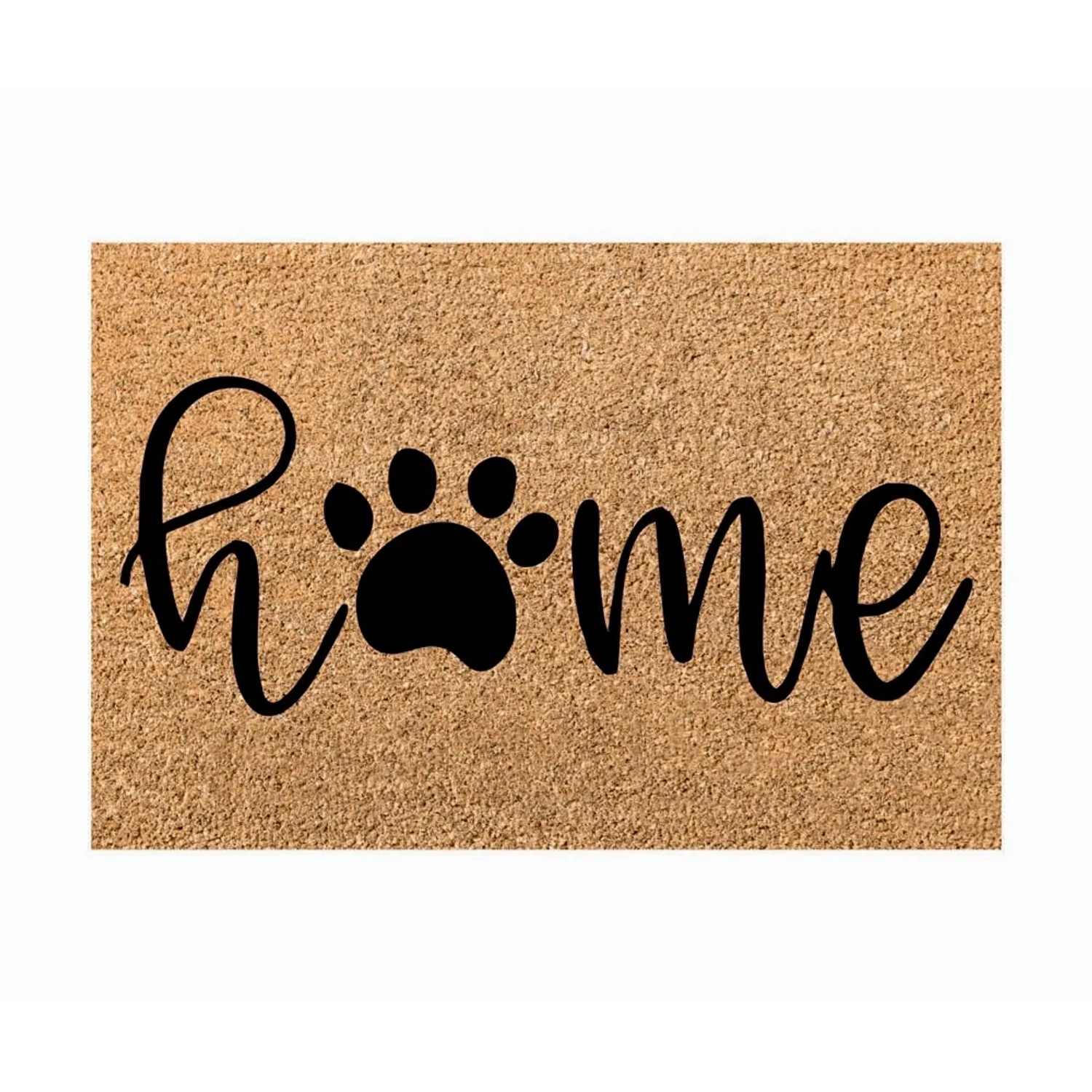 Relaxdays Zerbino Da Ingresso In Fibre Di Cocco, Scritta Welcome, A