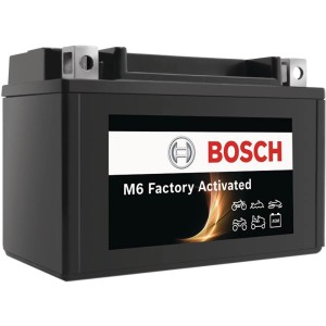 Batteria moto Bosch GEL, 12 Ah, 200 A, senza manutenzione e a prova di perdite.
