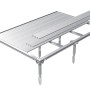 Fondamenta per casetta da giardino Biohort Smartbase Plus GS 190 in alluminio con viti di terra.