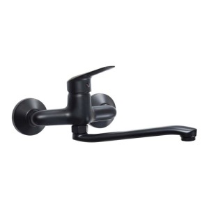Rubinetto da cucina parete Idrostile nero