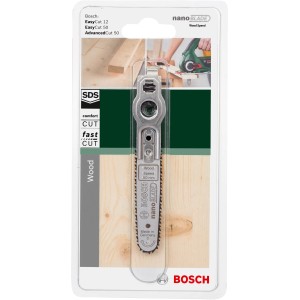 Lama per sega Bosch NanoBlade WoodSpeed 50 per tagli precisi nel legno.