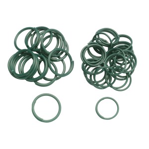 30 anelli di fissaggio verdi in plastica (Ø 2 cm) per piante da giardino.