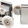 Rulli superiori doppi box doccia vetro 6 mm Idrostile ø23 mm cromo