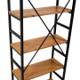 Scaffale in metallo e legno Achille 6 ripiani 60x28x184,5 cm_5