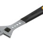 Chiave a rullino LUX Professional, 200 mm, con ganasce regolabili e impugnatura ergonomica.