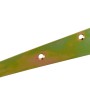 Cerniera per cancello zincata gialla, 245x100 mm, per coperchi di casse e porte esterne.