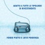 Robot pulitore per piscina Zodiac Sweepy SWY3520 per fondo e pareti, grigio.