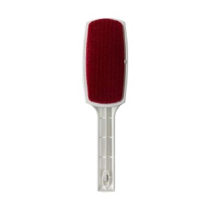 Spazzola levapelucchi velluto girevole 235x60x45 mm bianco rosso