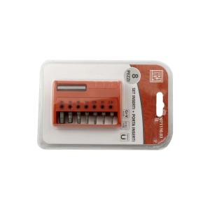 Set inserti cr-v con porta inserti Hex 8 pz