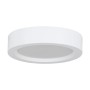Plafoniera LED bianca rotonda Eglo Idun-E, 16 cm di diametro, per cucina, corridoio o soggiorno.