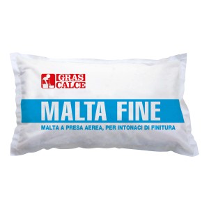 Sacco di Malta Fine calce e cemento per intonaci.