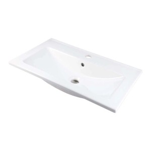 Lavabo da incasso Idrostile basetta rubinetteria 360x140 mm