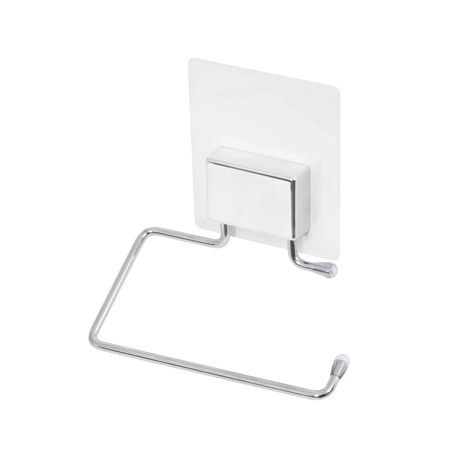 BESTLOCK Magic Bath – Portasciugamani In Metallo Cromato, Facile Installazione Senza Trapani, Con Rivestimento Rimovibile