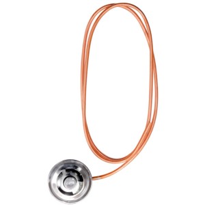 t.b.t. per cassette WC, tubo in rame ed elemento metallico.