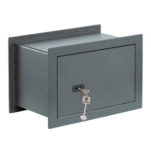 Cassaforte a muro Burg Wächter Pure Safe PSW 120 K antracite con chiave.