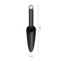 Stretta zappa da trapianto Fiskars Solid nera (6x28,2cm) per la lavorazione del terreno e il trapianto.