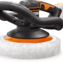Worx Lucidatrice a batteria WX856.9 20 V: Levigatrice a batteria con accessorio per lucidare superfici.