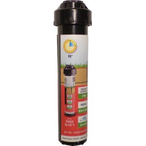 t.b.t. per irrigazione interrata. Irrigatori con angolo di regolazione di 90 gradi.