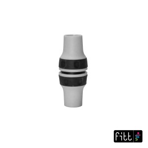 Connettore t.b.t. per tubi di irrigazione.