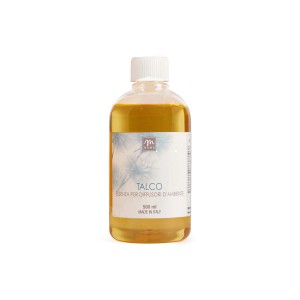 Olio profumato t.b.t. per diffusori, profumo Talco, 500 ml.