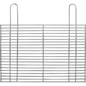 Griglia rettangolare in acciaio inox, 40x60 cm, per utensili da barbecue.