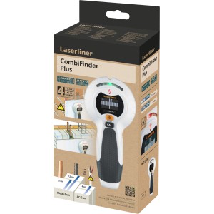 Localizzatore Laserliner CombiFinder Plus nella confezione originale.