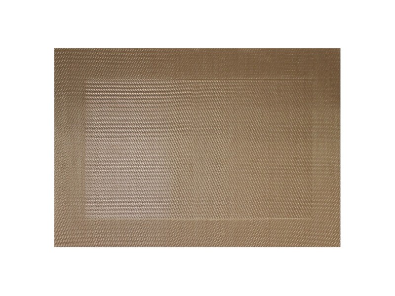 Tovaglietta americana in textilene con cornice sabbia 45x30 cm