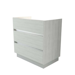 t.b.t. Mobile bagno con tre cassetti effetto legno.