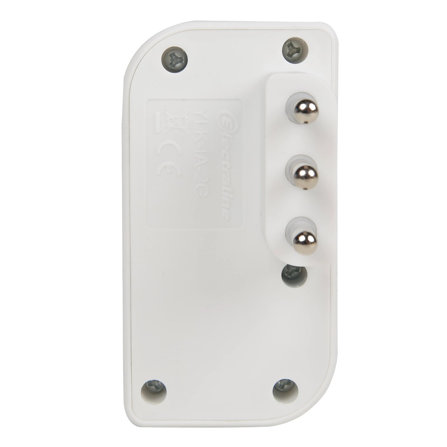 Adattatore Presa Salvaspazio Poly Pool - 2 Pezzi Con Interruttore Luce, 16A Bianco - Foto 6