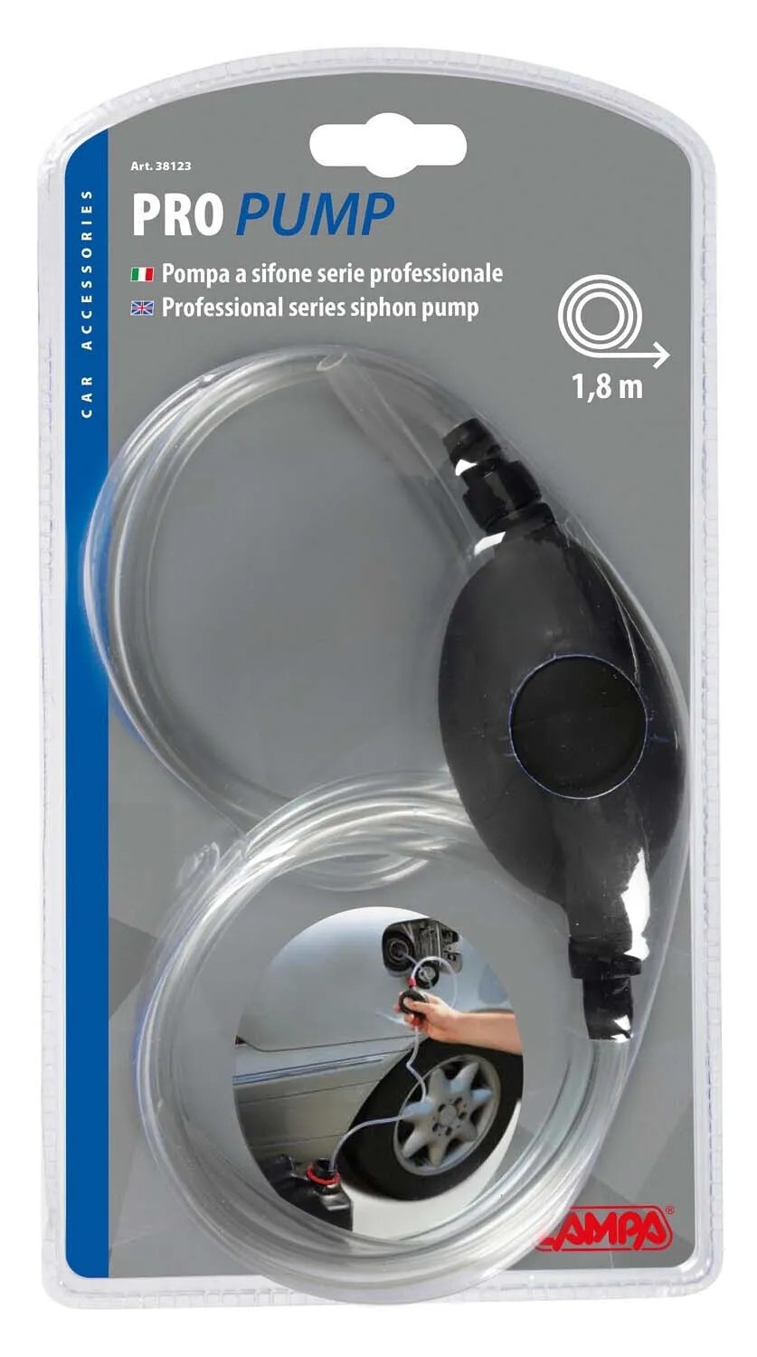 Pompa A Sifone Manuale Multiuso 5L/min - Estrattore Olio E Trasferimento Liquidi Con Tubo - Adatta Per Auto, Acqua, Gonfiabili - 4