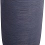 Vaso per piante Lille grigio scuro, Ø 35,5 cm x 69 cm, in argilla fibrosa con texture ruvida per interni ed esterni.