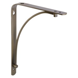 Mensola OBI Kottos, argento antico, 230x180mm, per ripiani e mensole a muro.