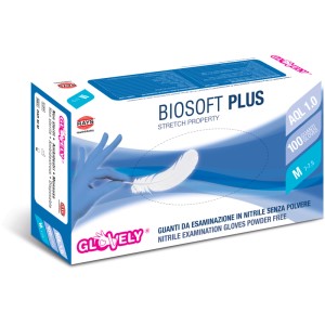 Scatola di guanti da lavoro t.b.t., guanti in nitrile senza polvere blu.