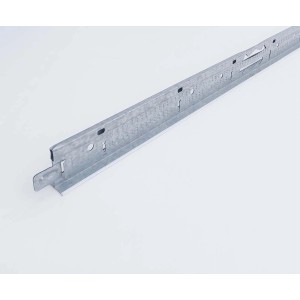 Profilo t.b.t. per pannelli in cartongesso, vista dettagliata.