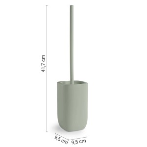 Scopino bagno Ylenia in resina verde salvia matt