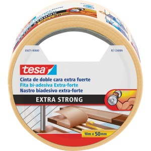 Nastro biadesivo extra forte Tesa, 10m x 50mm.