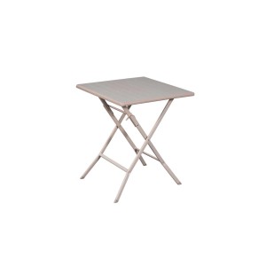 Tavolo da giardino t.b.t. quadrato pieghevole per balcone e terrazza.