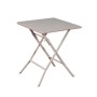 Tavolo da giardino t.b.t. quadrato pieghevole per balcone e terrazza.