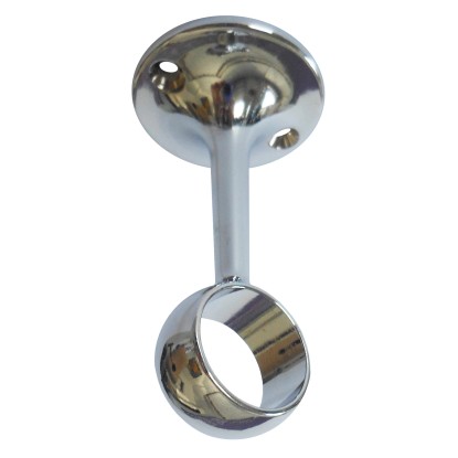 Reggitubo a braccio fisso aperto cromo