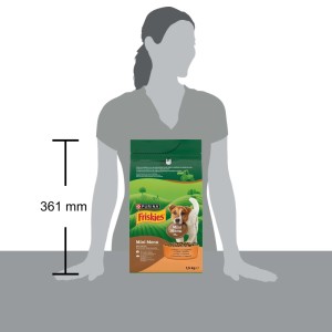 Cibo secco per cani Purina Friskies Mini Menù con pollo e verdure adulto 1,5 kg