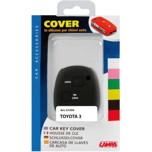 Cover chiave per Toyota 3, silicone, protezione chiave auto, accessori auto.