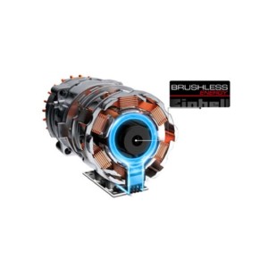 Dettaglio del motore brushless di un tagliaerba a batteria Einhell.