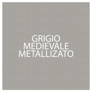 Campione colore: Smalto antiruggine grigio metallizzato, tonalità Grigio Medievale.