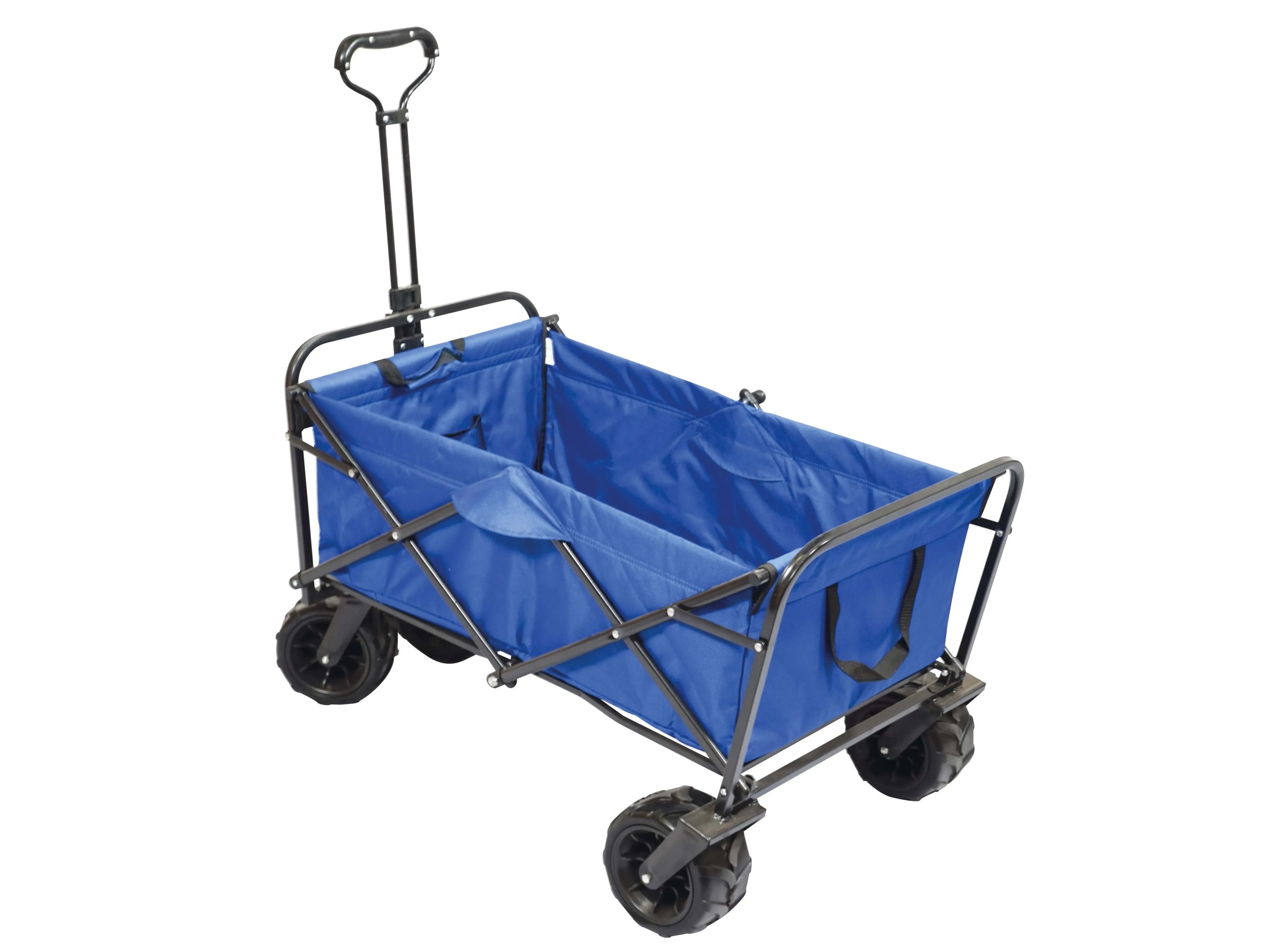 Carrello Pieghevole Portatile Con Ruote Girevoli E Manico Telescopico - Resistente, 4 Ruote, Capacità 50kg, Per Spesa, Viaggi, Ufficio - Rosa - 2