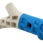 t.b.t. giocattolo per cani, gioco da masticare a forma di ramo, beige-blu.