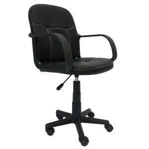 Sedia da gaming t.b.t. nera con braccioli e rotelle