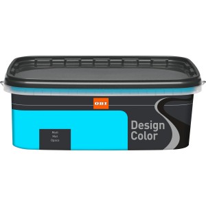 OBI Design Color Sky, pittura per interni blu opaco in secchio da 2,5 l.
