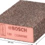 Spugna abrasiva Bosch Expert per legno e vernice, 96x26x69mm, grana grossa.