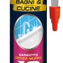 Silicone sanitario Tytan bianco, ideale per bagno e cucina, con formula antimuffa.