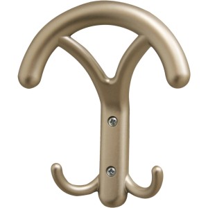 Appendiabiti dorato t.b.t. per organizer armadio con tre ganci.